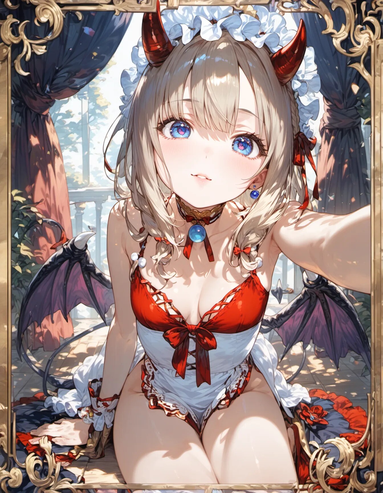 Little Devil Inside the Golden Frame