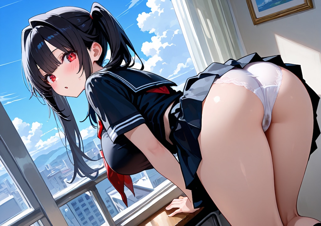 汗どころか濡れてる♪