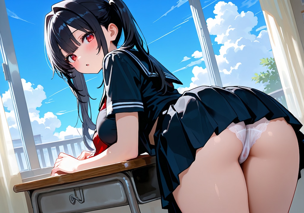 汗どころか濡れてる♪