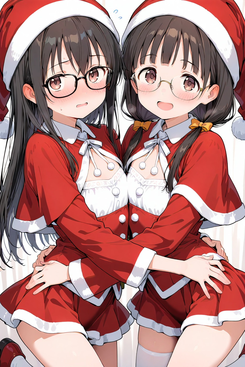 眼鏡サンタさん | の人気AIイラスト・グラビア