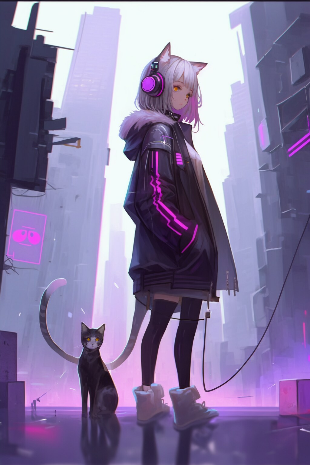 猫と私