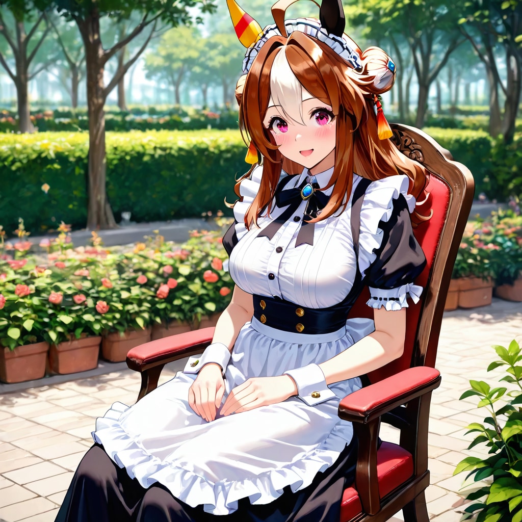 コパノリッキー　メイド仕様 | の人気AIイラスト・グラビア