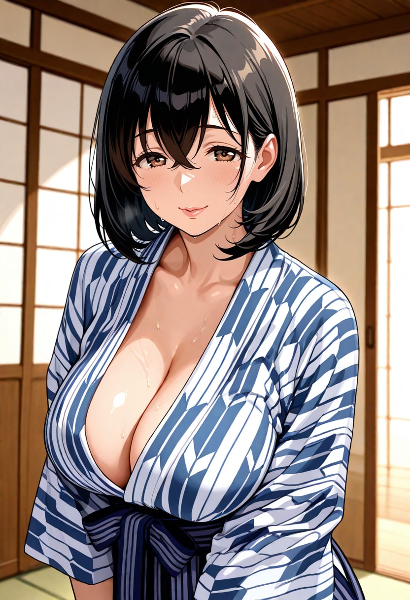 浴衣熟女