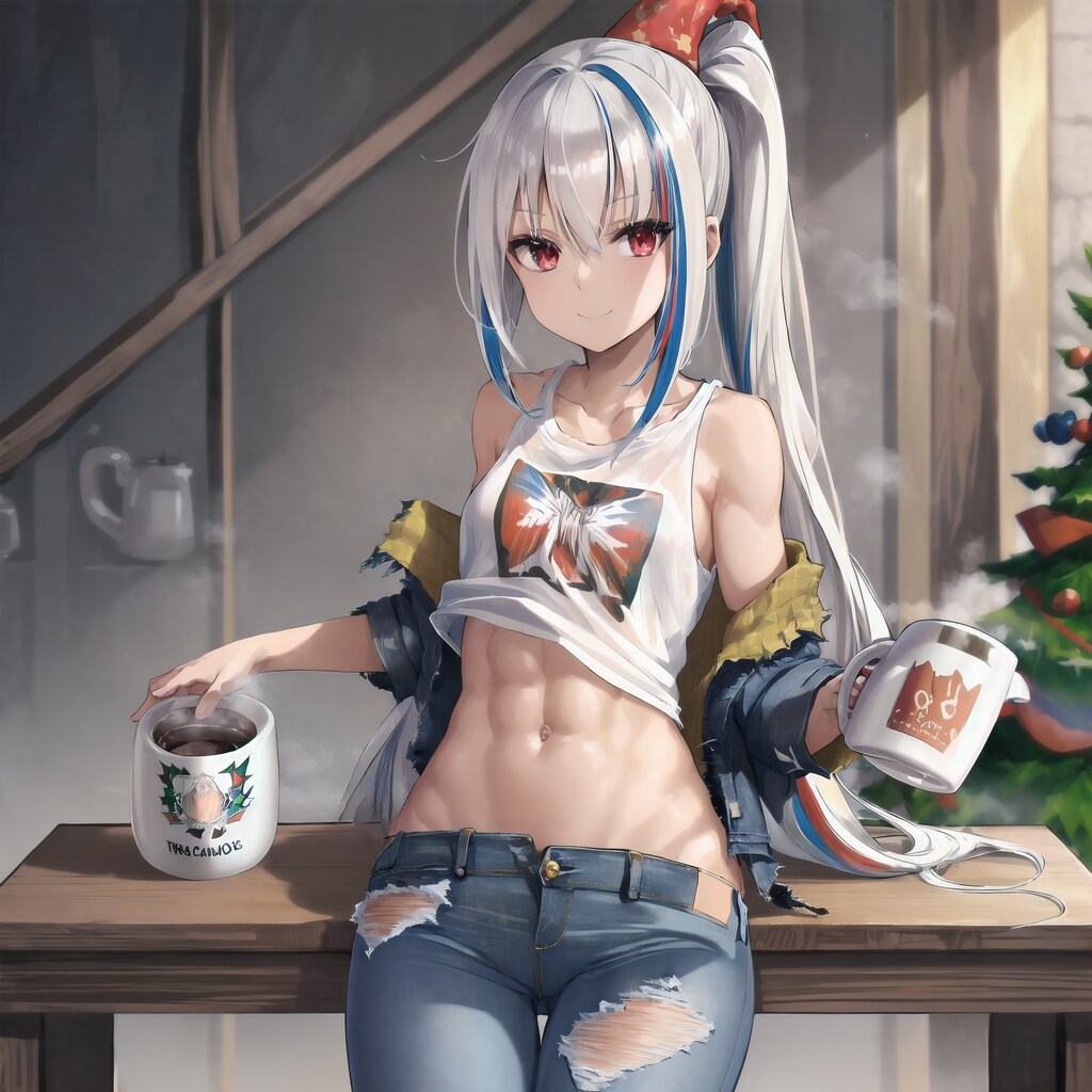 腹筋を鑑賞しながらコーヒーはいかが？