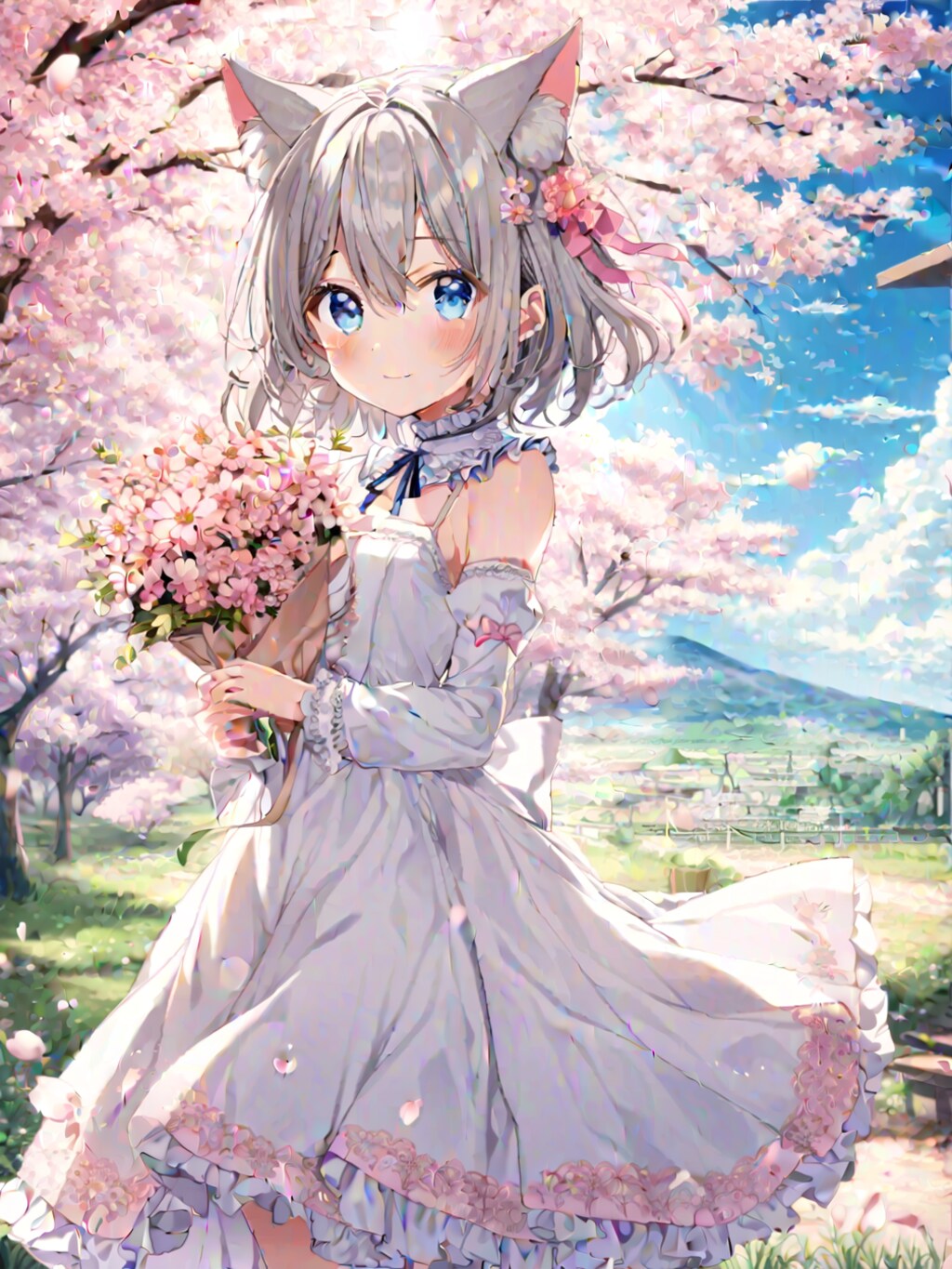 かわいい猫耳少女