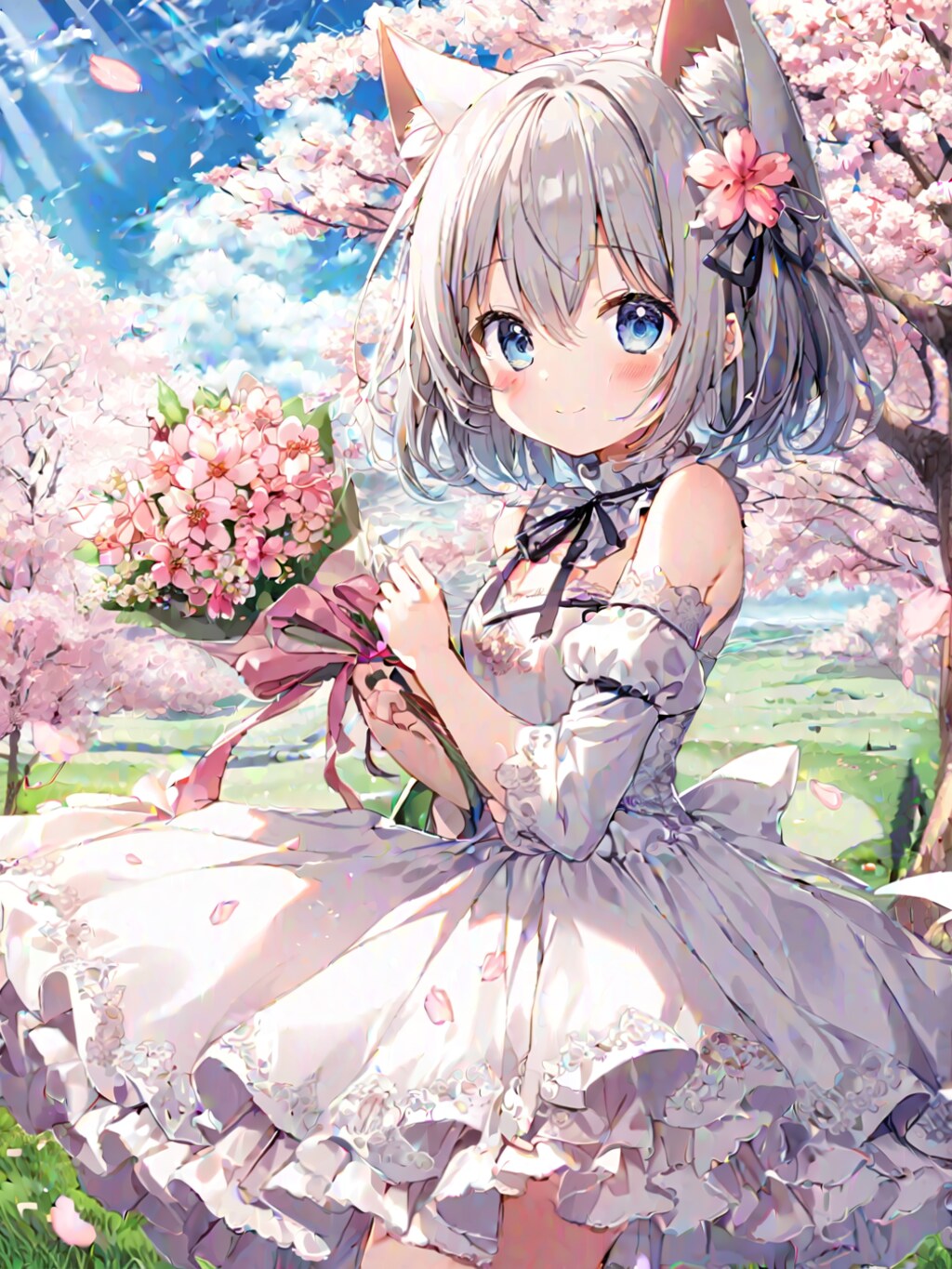 かわいい猫耳少女