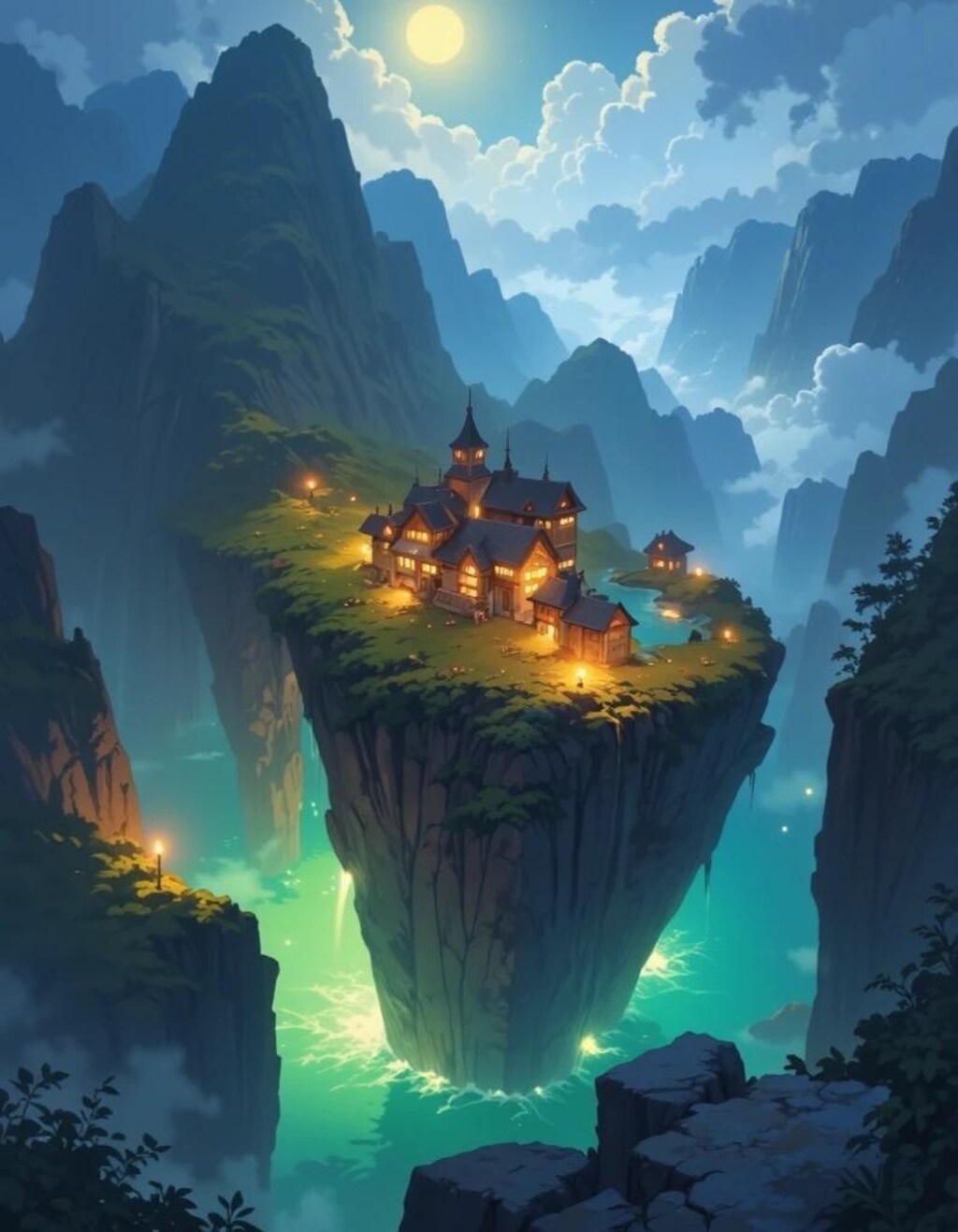 突端に造られた城