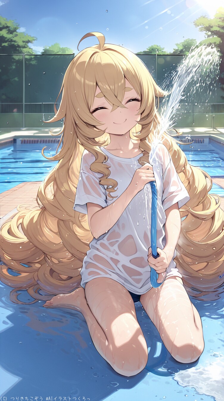 夏はやっぱり水遊び