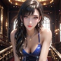 54. Date with Kyrie Canaan, Blue evening dress. 3枚目