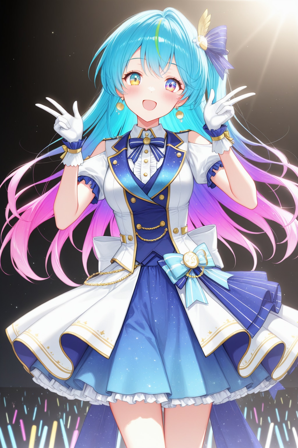 3周年なので3本指