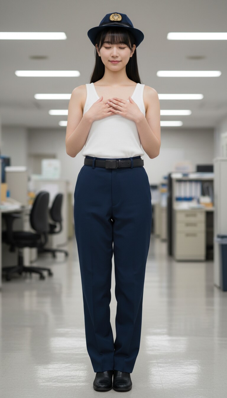 Gemini実写特集　かっこかわいい婦警愛崎咲綺のロマンティックな憩い