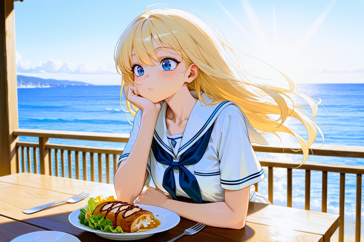 MOKA 思ったより微妙な味でフリーズするちちぷいちゃん | の人気AIイラスト・グラビア