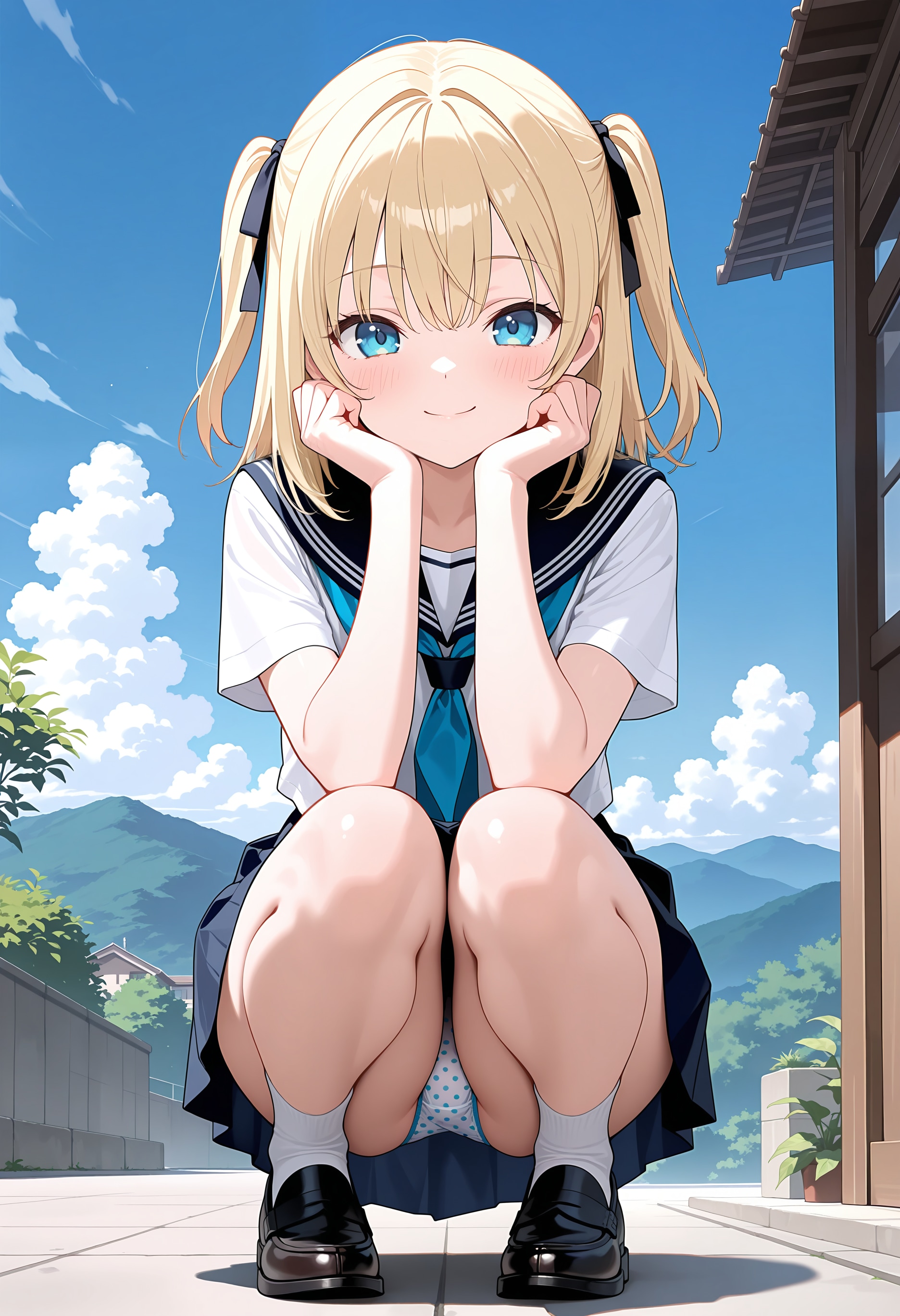 ひまわりのような女の子