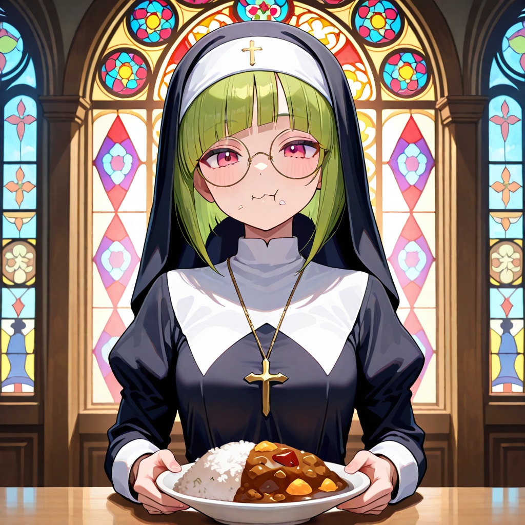 貴方はカレーを(もぐもぐ)信じますか？ | の人気AIイラスト・グラビア