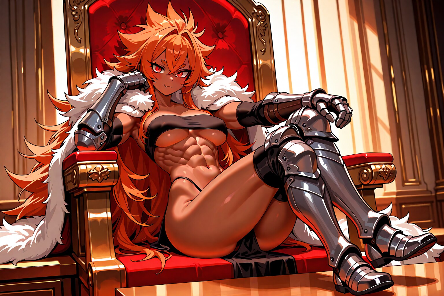 マッスル女戦士改めマッスル女王