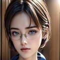ショートヘア美少女 4枚目