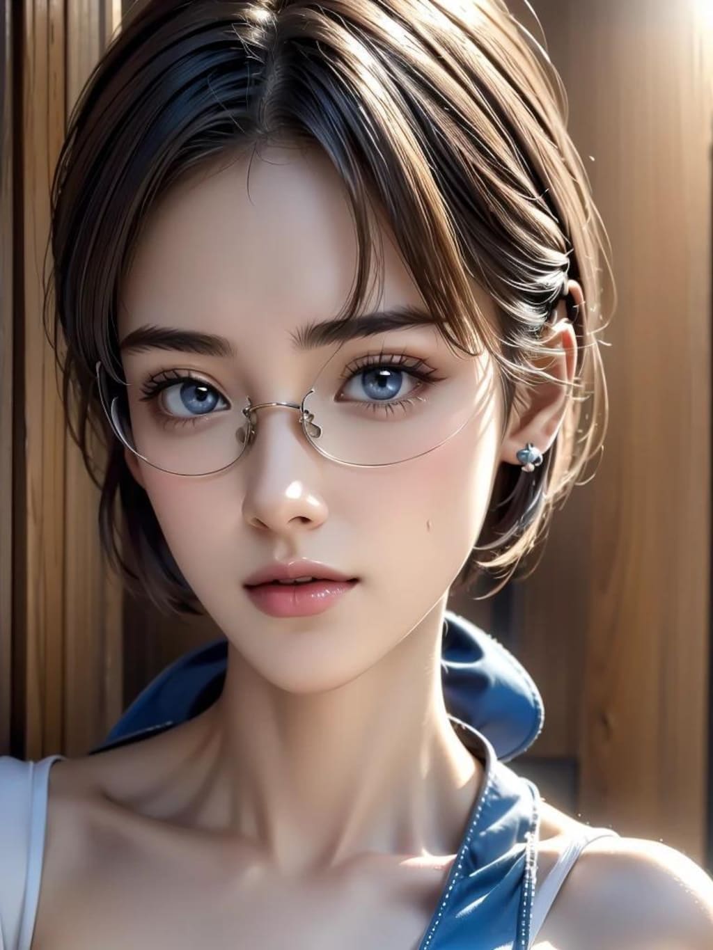 ショートヘア美少女
