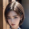ショートヘア美少女 5枚目