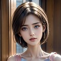 ショートヘア美少女 2枚目