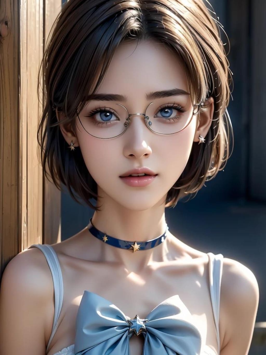 ショートヘア美少女