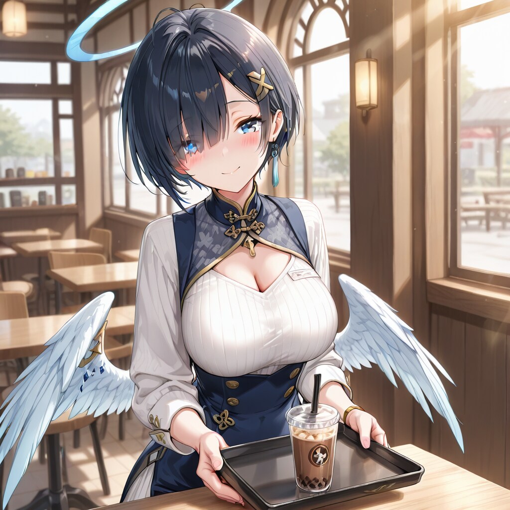 チーパオとカフェと