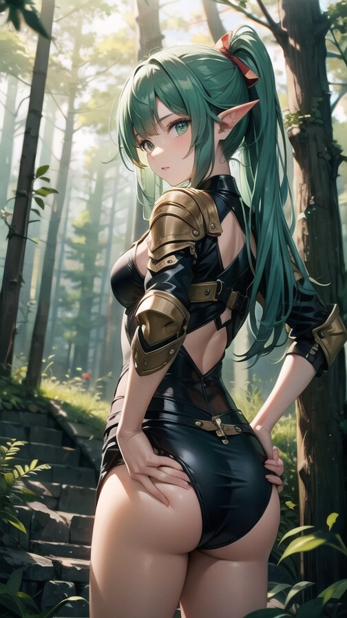 索敵中エルフ