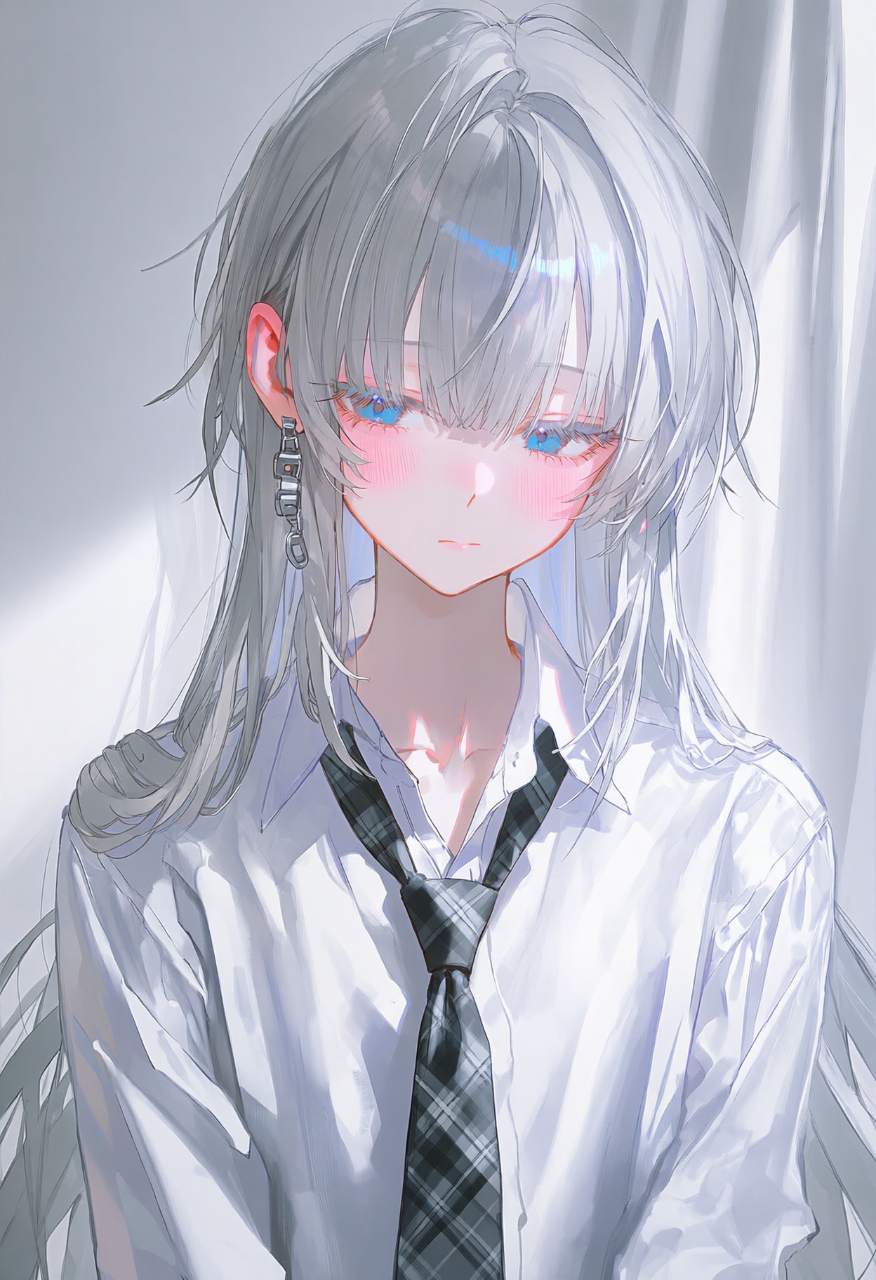 恥ずかしがり屋の少女 | の人気AIイラスト・グラビア