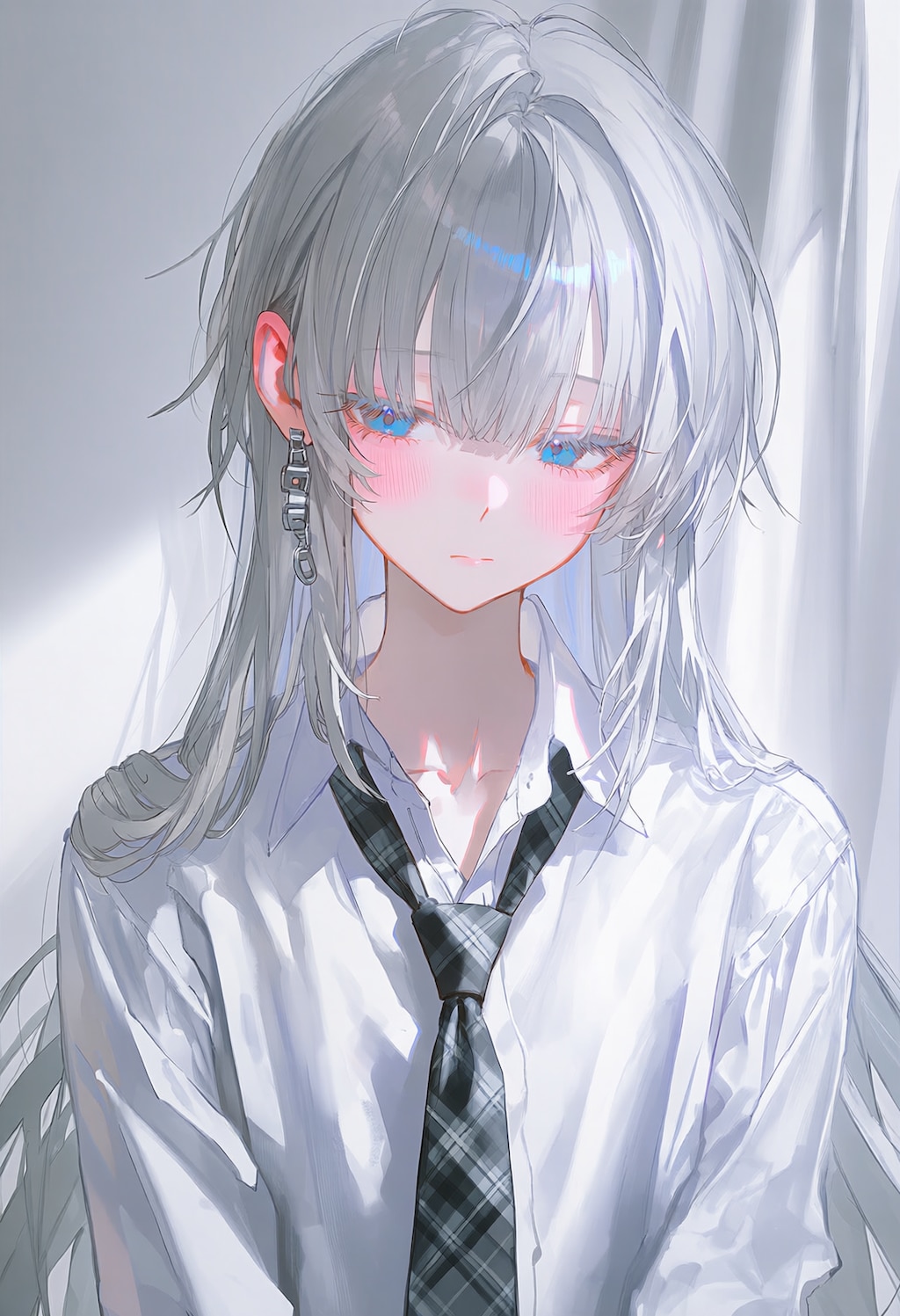 恥ずかしがり屋の少女