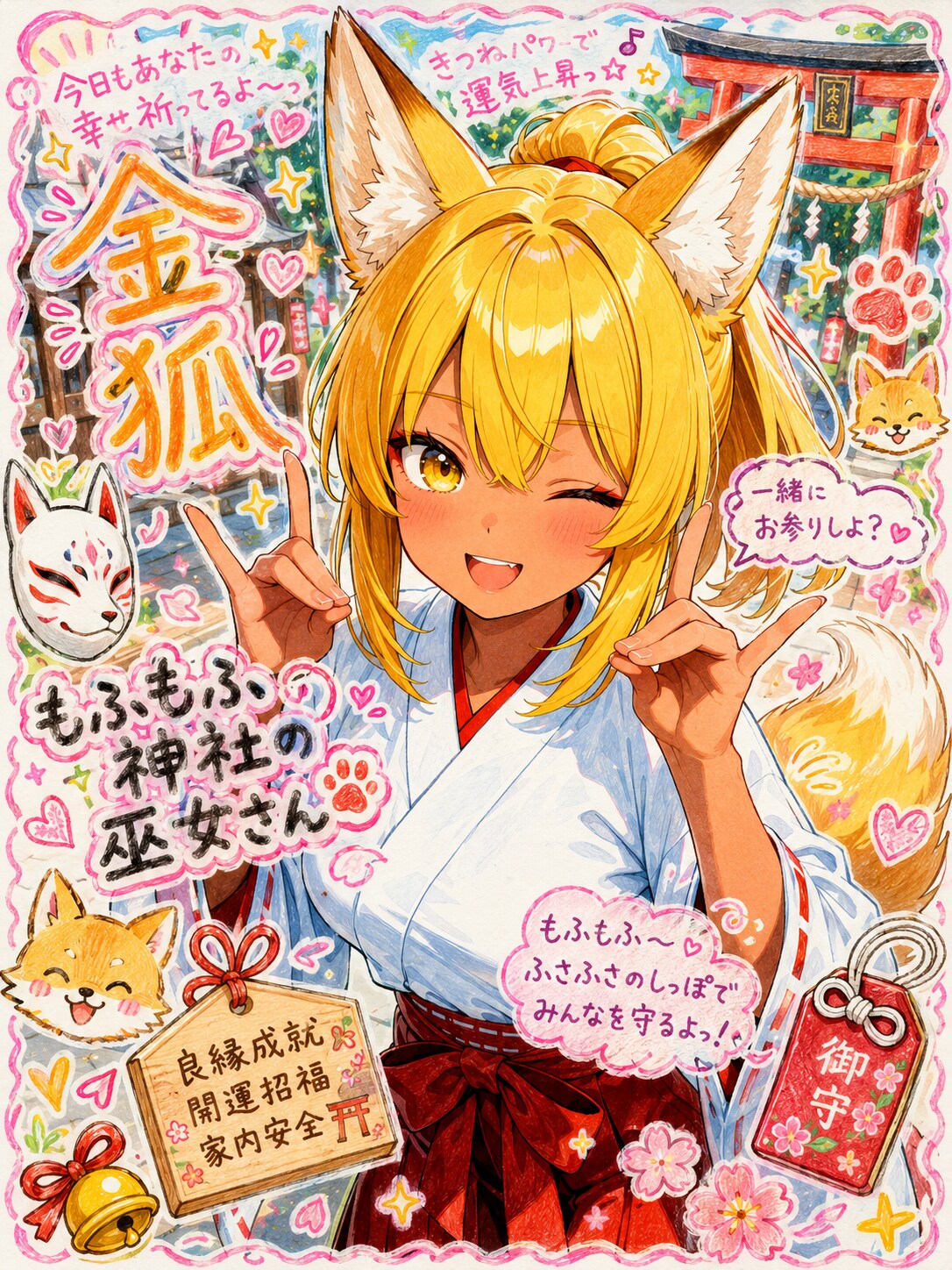 デコフォト金狐