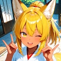 デコフォト金狐 3枚目