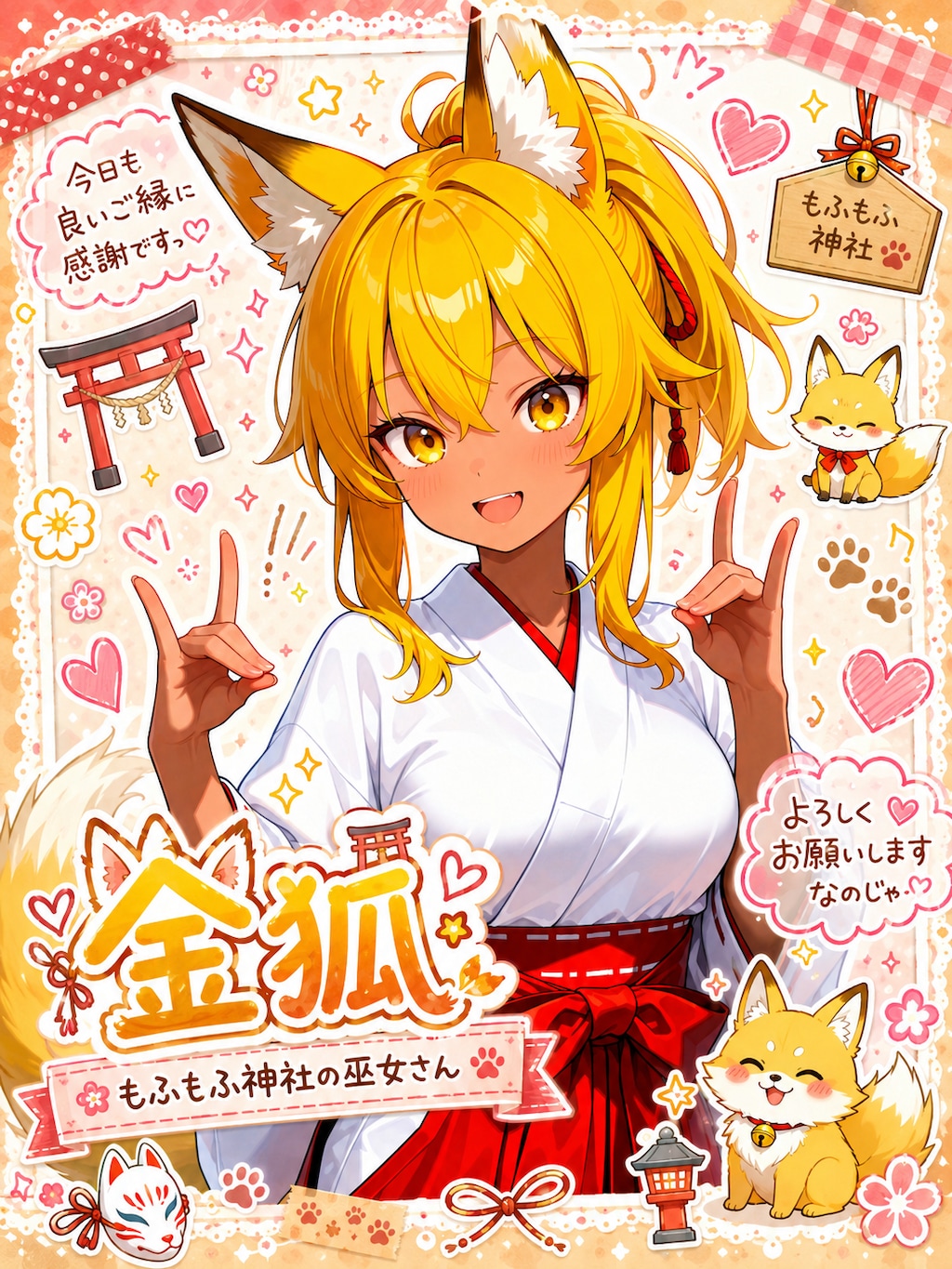 デコフォト金狐