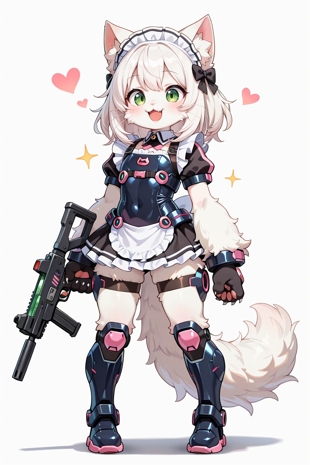 ケモ度２ネコメイドパワードスーツ