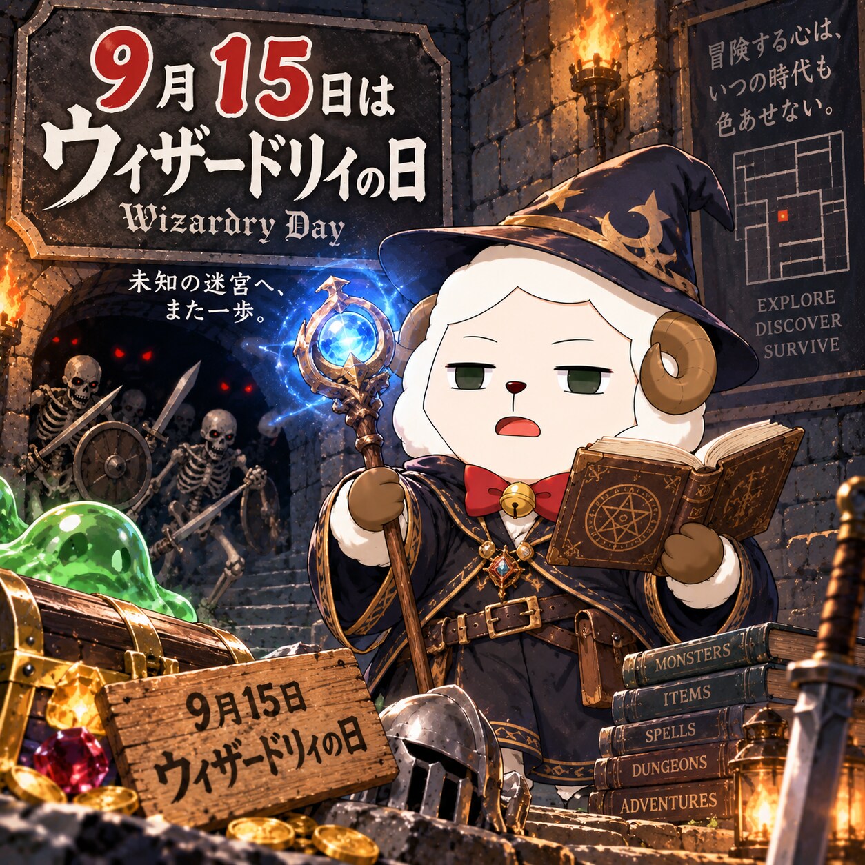 9/15 今日のヒツジ | の人気AIイラスト・グラビア