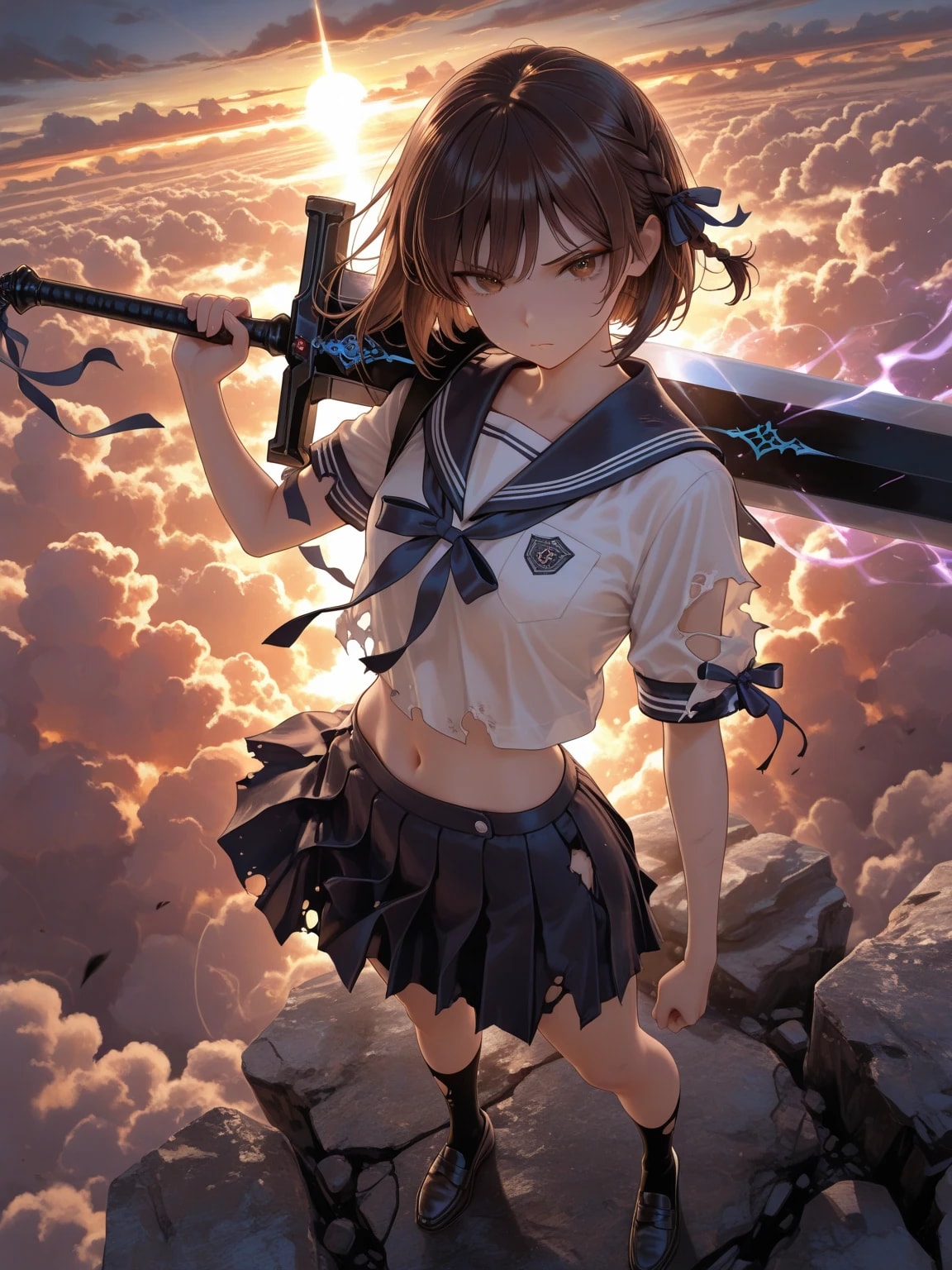 セーラー服と大剣