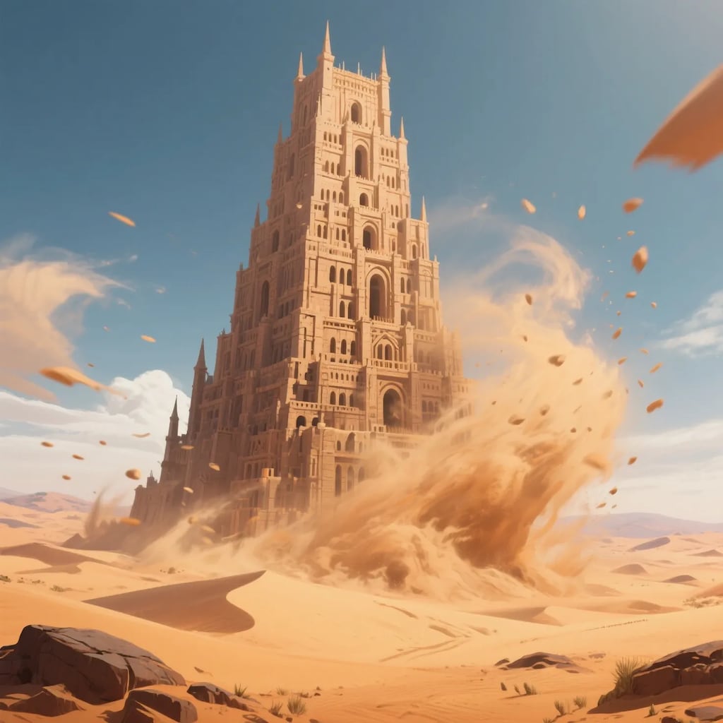 砂の嵐にかくされた バビロンの塔に住んでいる 超能力少女バビロン2世