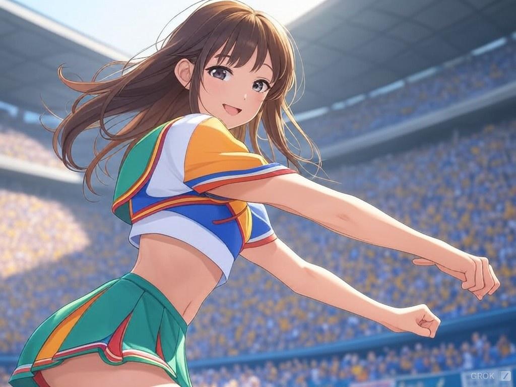 Grokチアリーダー | の人気AIイラスト・グラビア