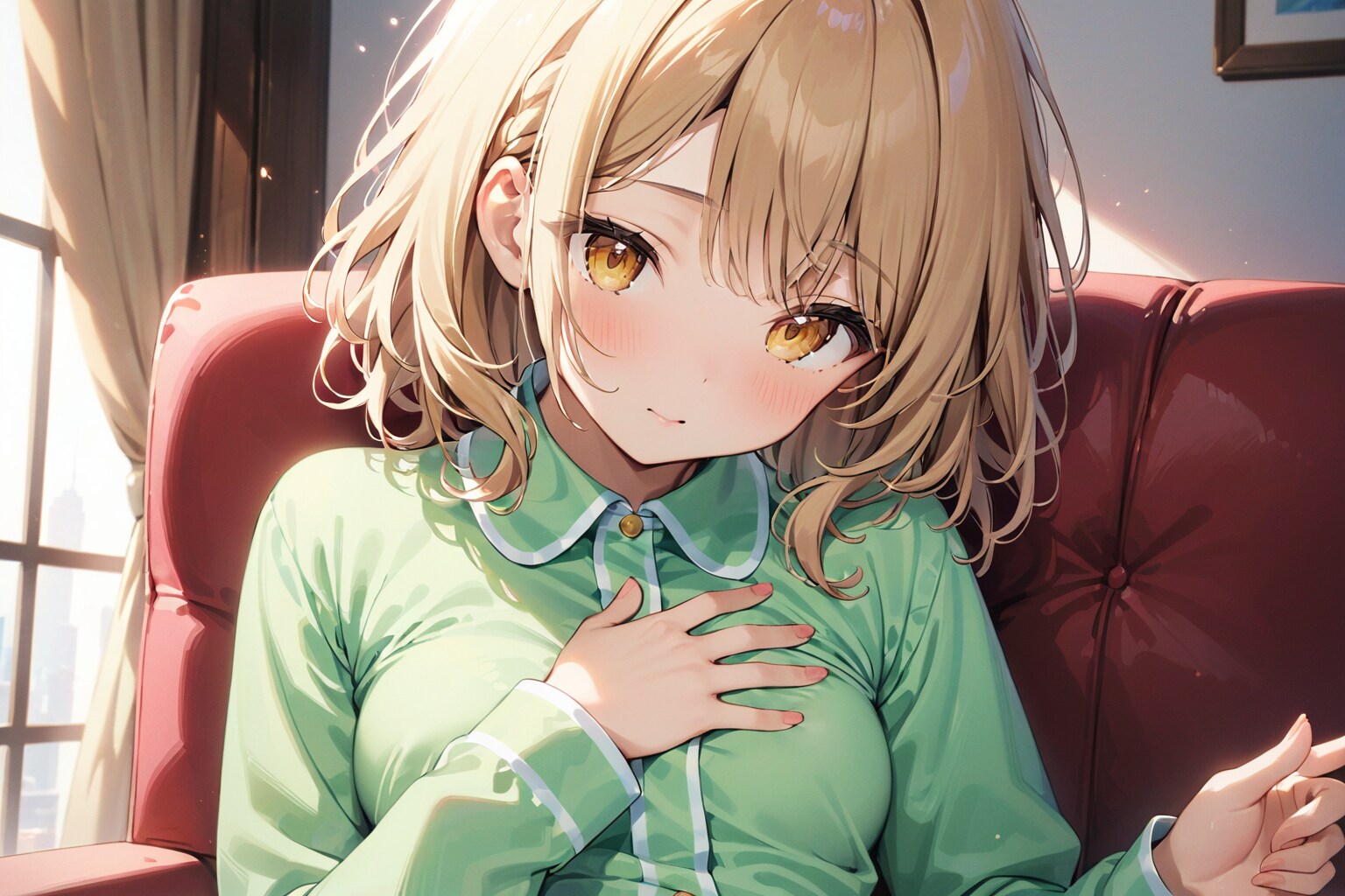ドキドキしてる…