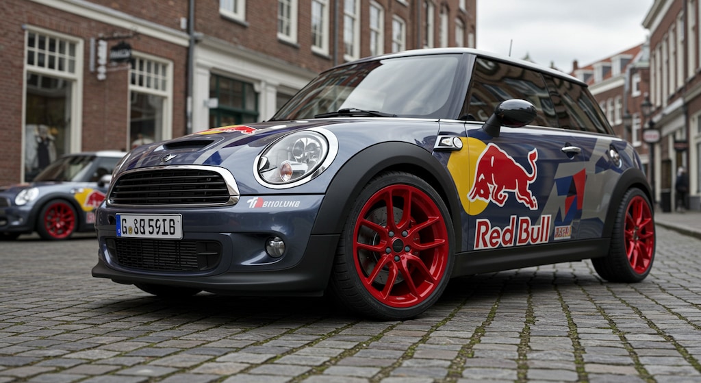 レッドブルミニクーパー