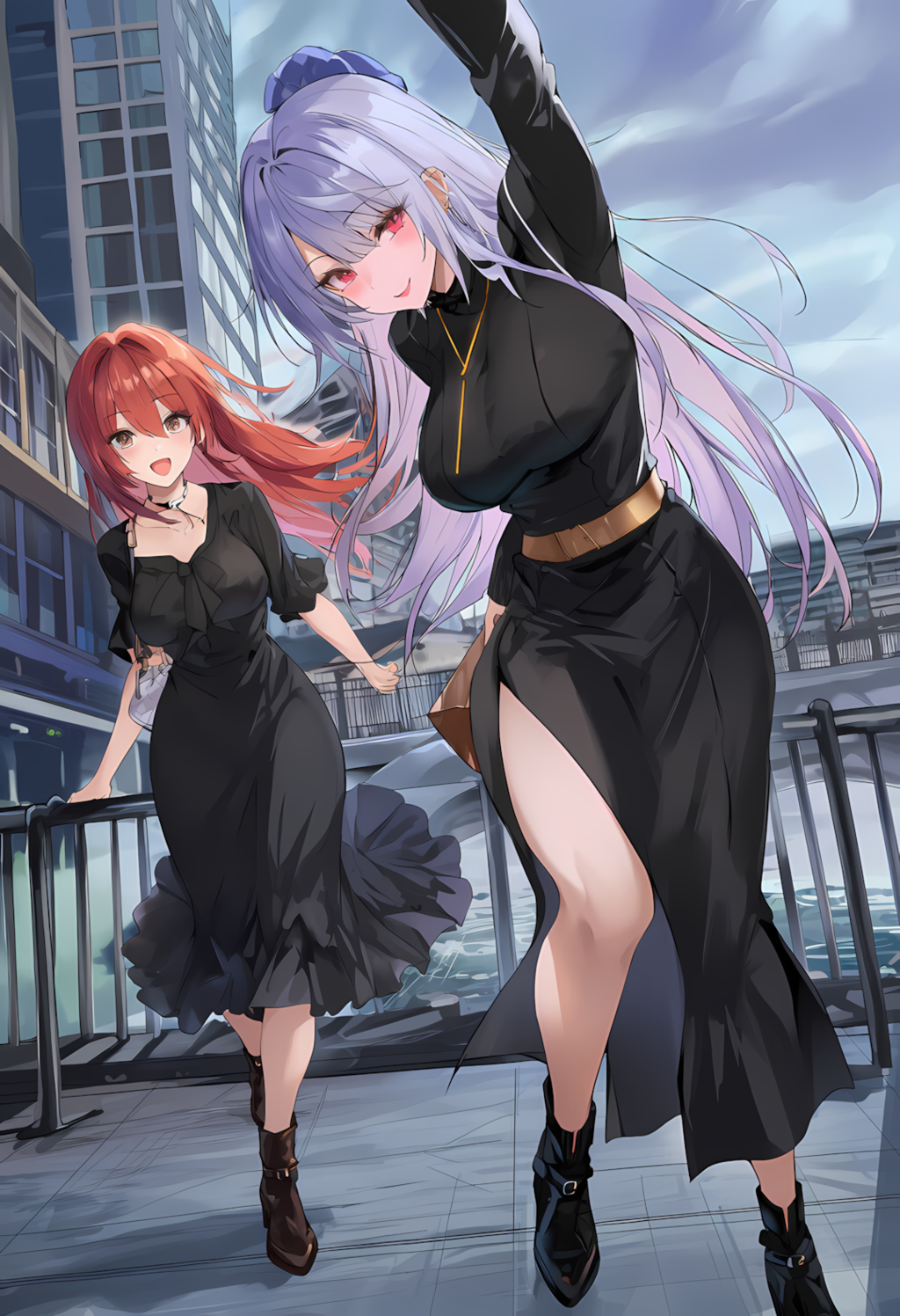 ノノカ＆ミレナの黒の日エレガンス🌑✨