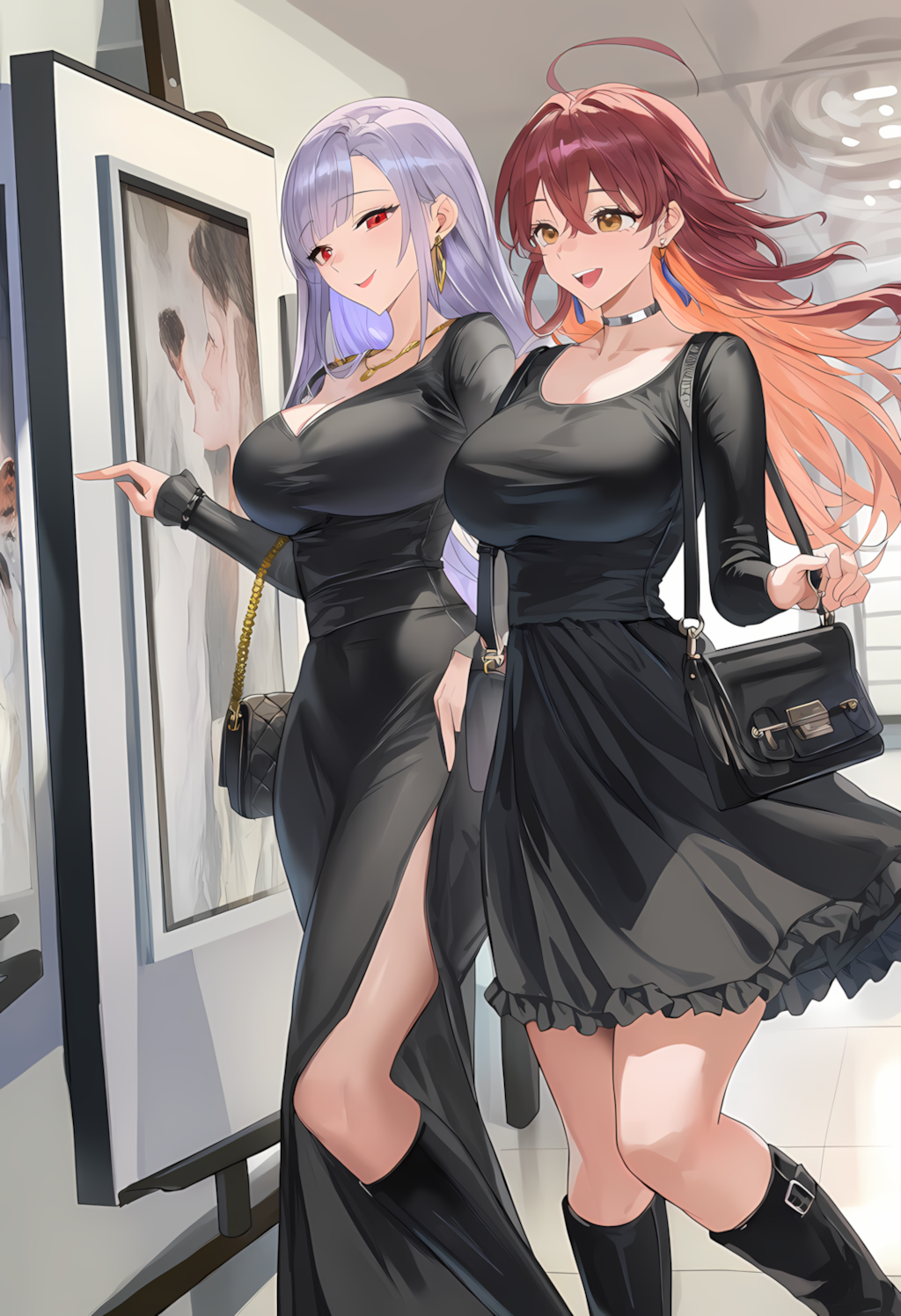 ノノカ＆ミレナの黒の日エレガンス🌑✨