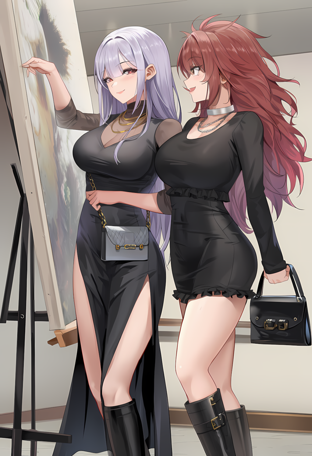 ノノカ＆ミレナの黒の日エレガンス🌑✨