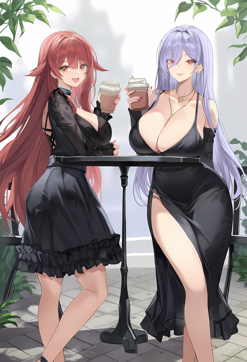 ノノカ＆ミレナの黒の日エレガンス🌑✨