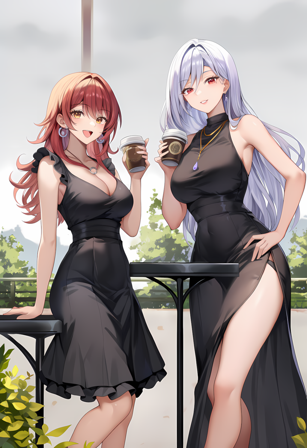 ノノカ＆ミレナの黒の日エレガンス🌑✨