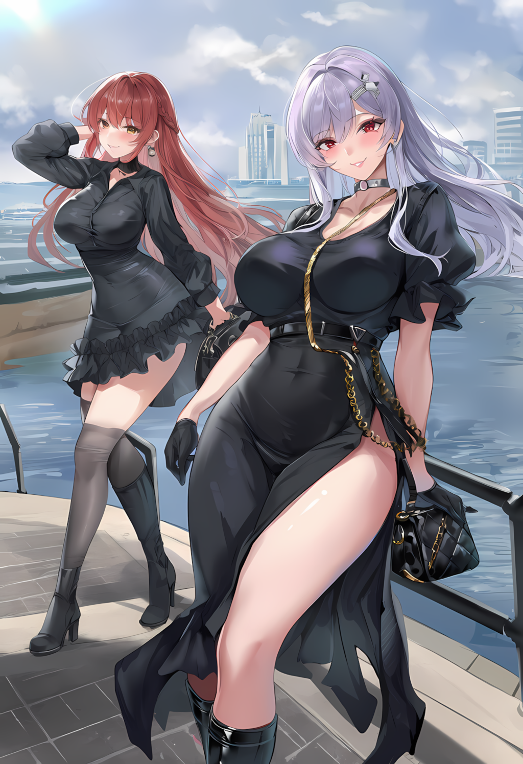 ノノカ＆ミレナの黒の日エレガンス🌑✨