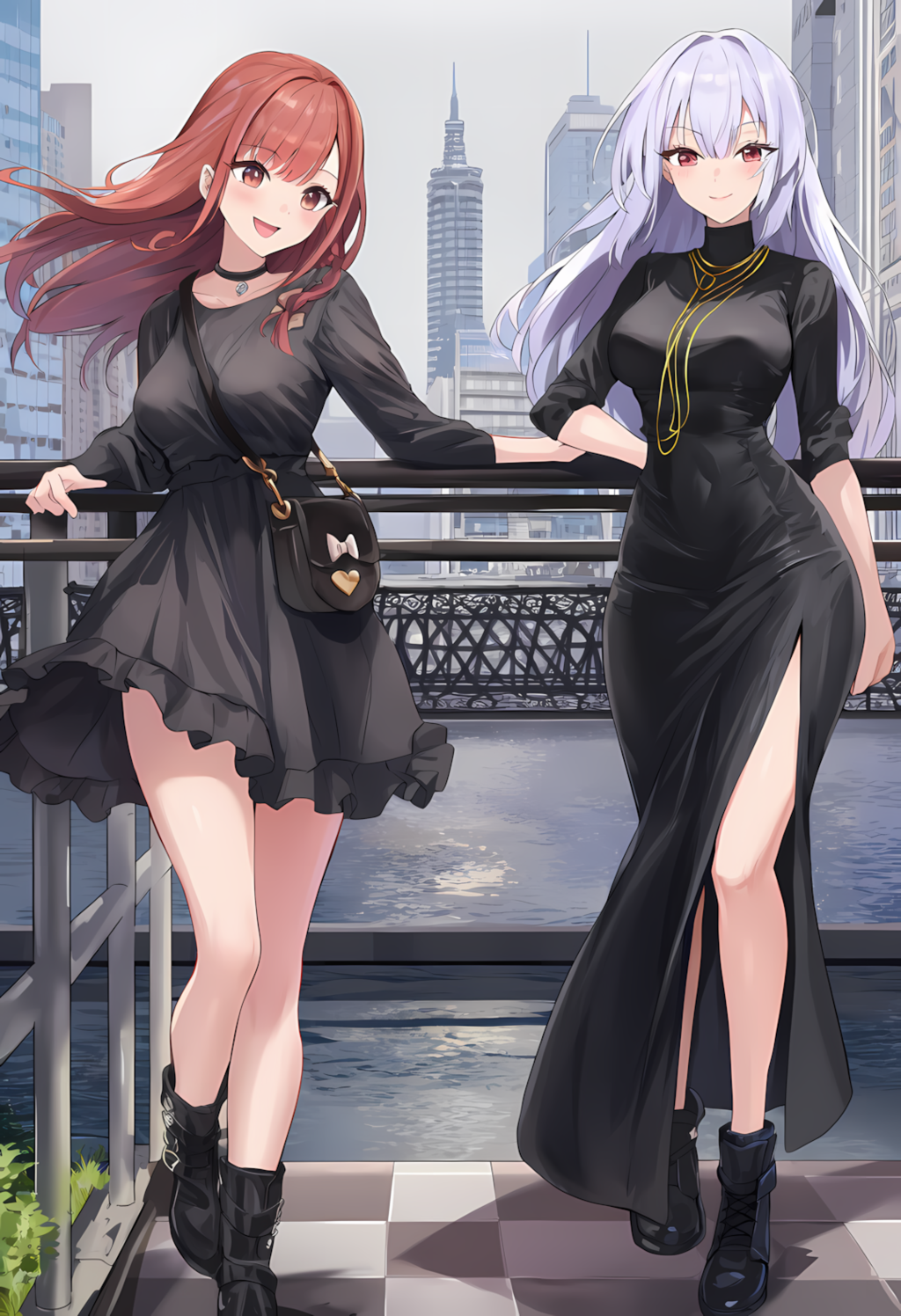 ノノカ＆ミレナの黒の日エレガンス🌑✨