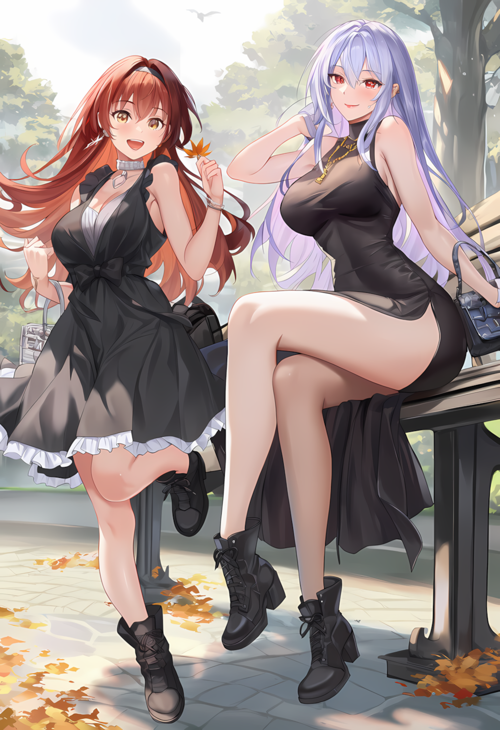 ノノカ＆ミレナの黒の日エレガンス🌑✨