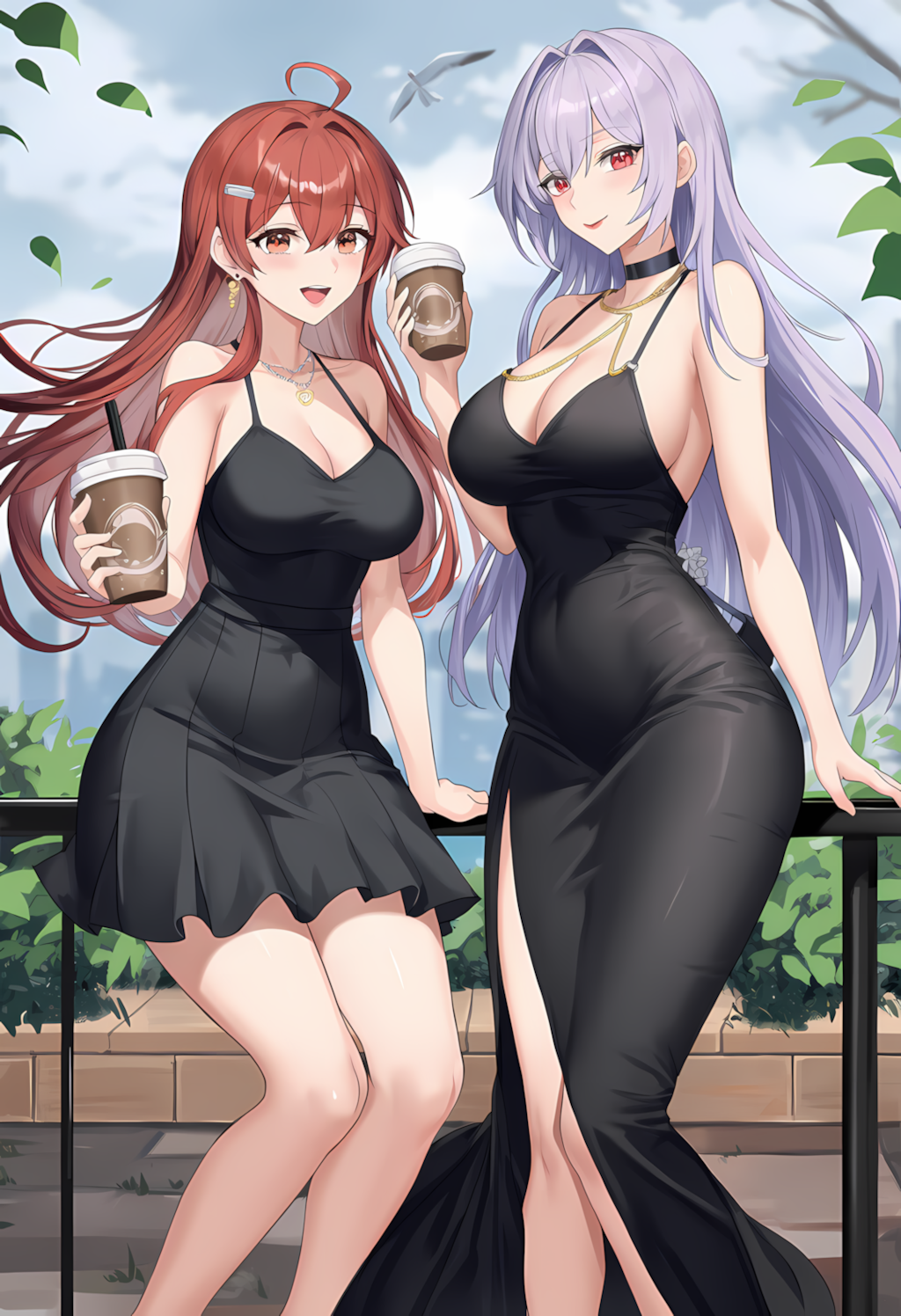 ノノカ＆ミレナの黒の日エレガンス🌑✨