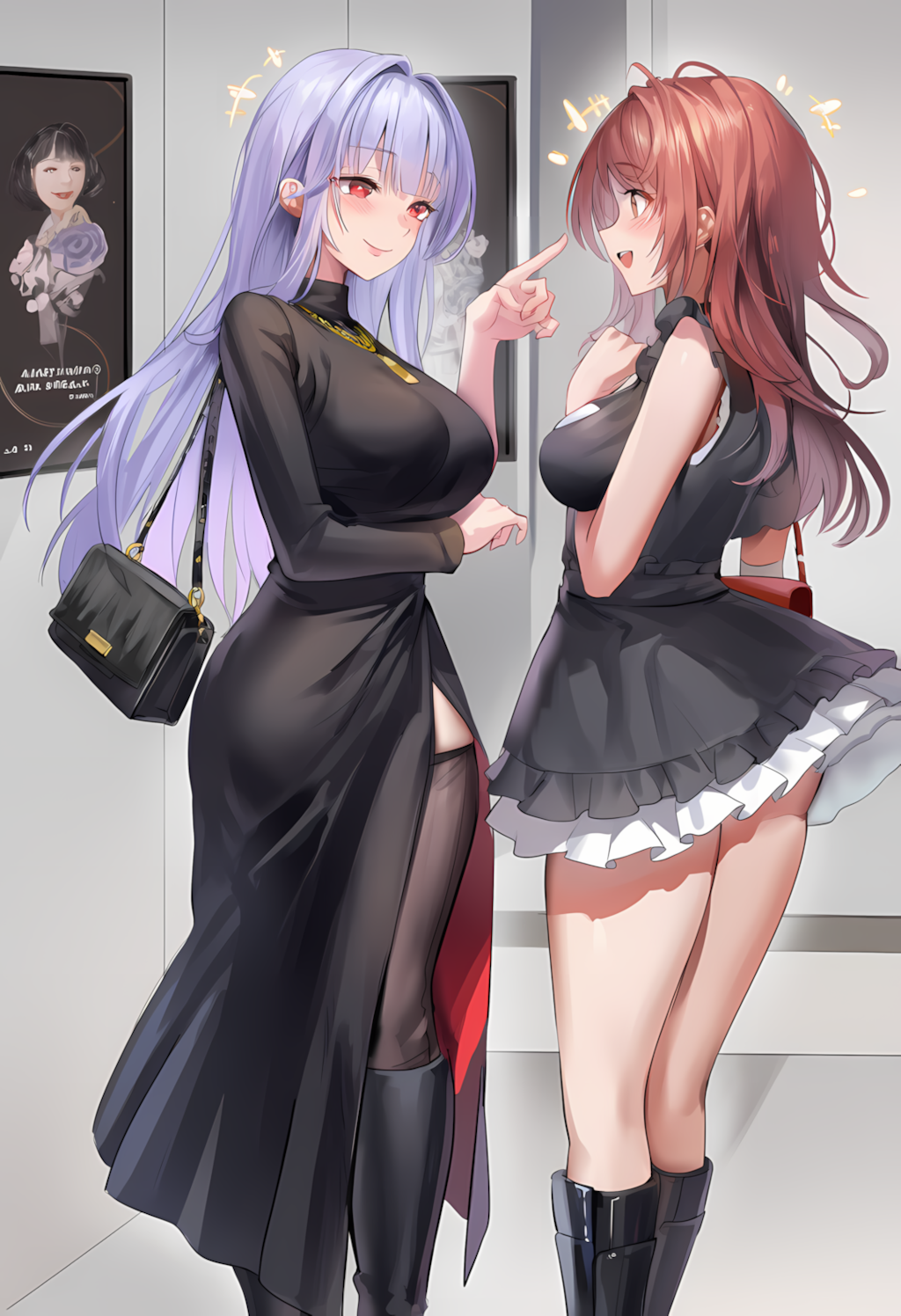 ノノカ＆ミレナの黒の日エレガンス🌑✨