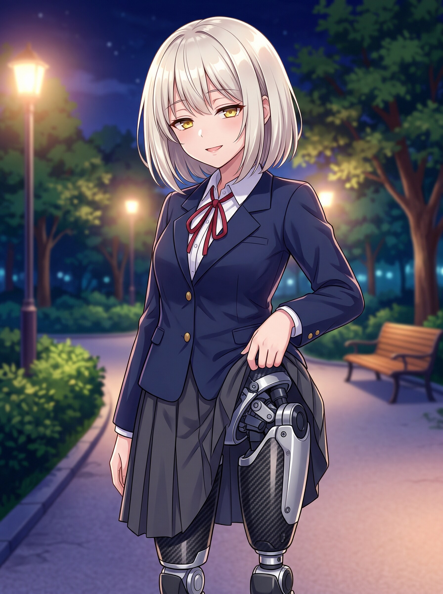義足ギャルはからかい上手