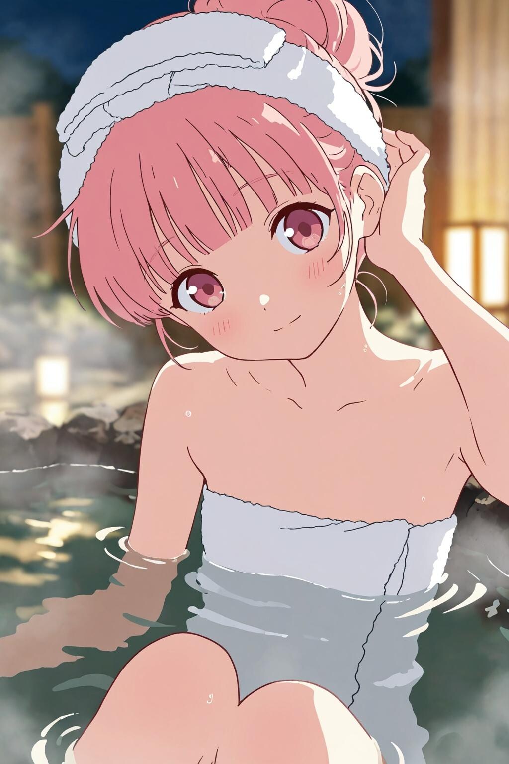 OPALちゃんも温泉に